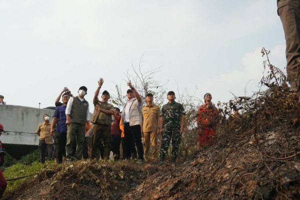 Menhut dan BNPB Tinjau Karhutla di OKI, Sinergi Penanganan Diperkuat dan Bersatu